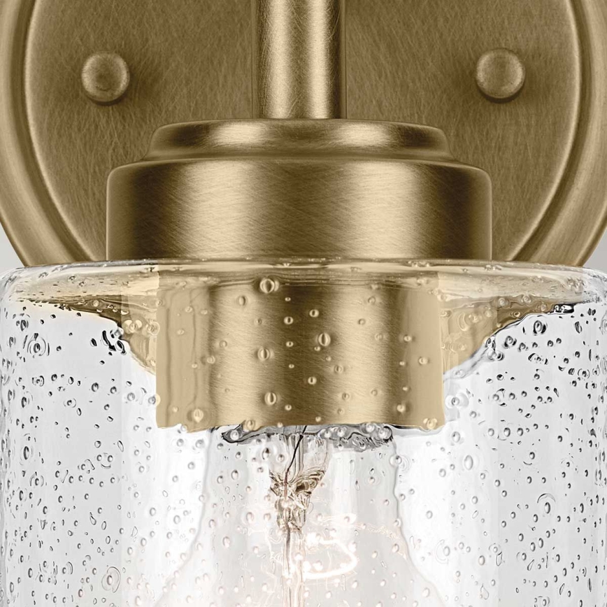 Kichler - Wall lamp WINSLOW 1xE27/60W/230V brass