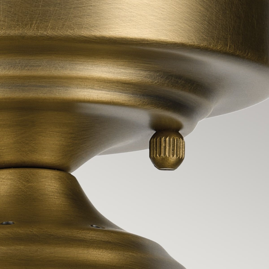 Kichler - Ceiling light WINSLOW 1xE27/60W/230V d. 21,6 cm brass