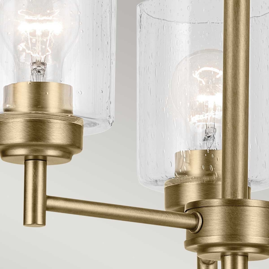 Kichler - Chandelier on a chain WINSLOW 3xE27/60W/230V d. 45,8 cm brass
