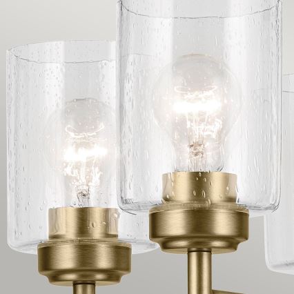 Kichler - Chandelier on a chain WINSLOW 5xE27/60W/230V d. 50,2 cm brass