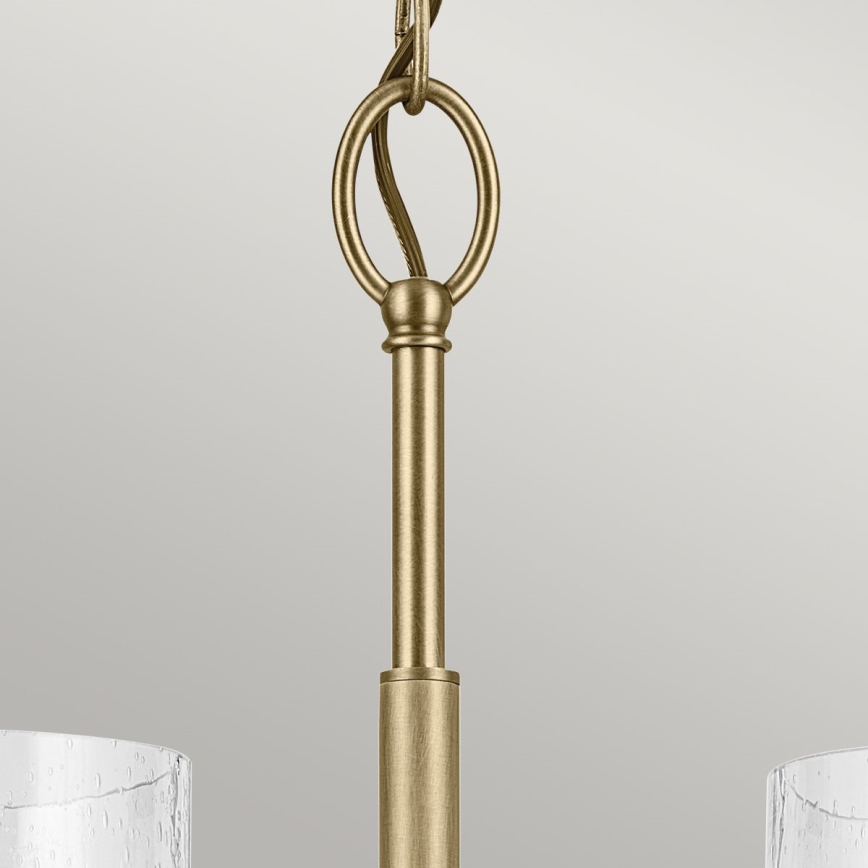 Kichler - Chandelier on a chain WINSLOW 5xE27/60W/230V d. 50,2 cm brass