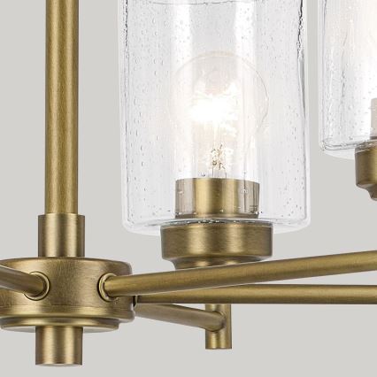 Kichler - Chandelier on a chain WINSLOW 6xE27/60W/230V d. 66 cm brass