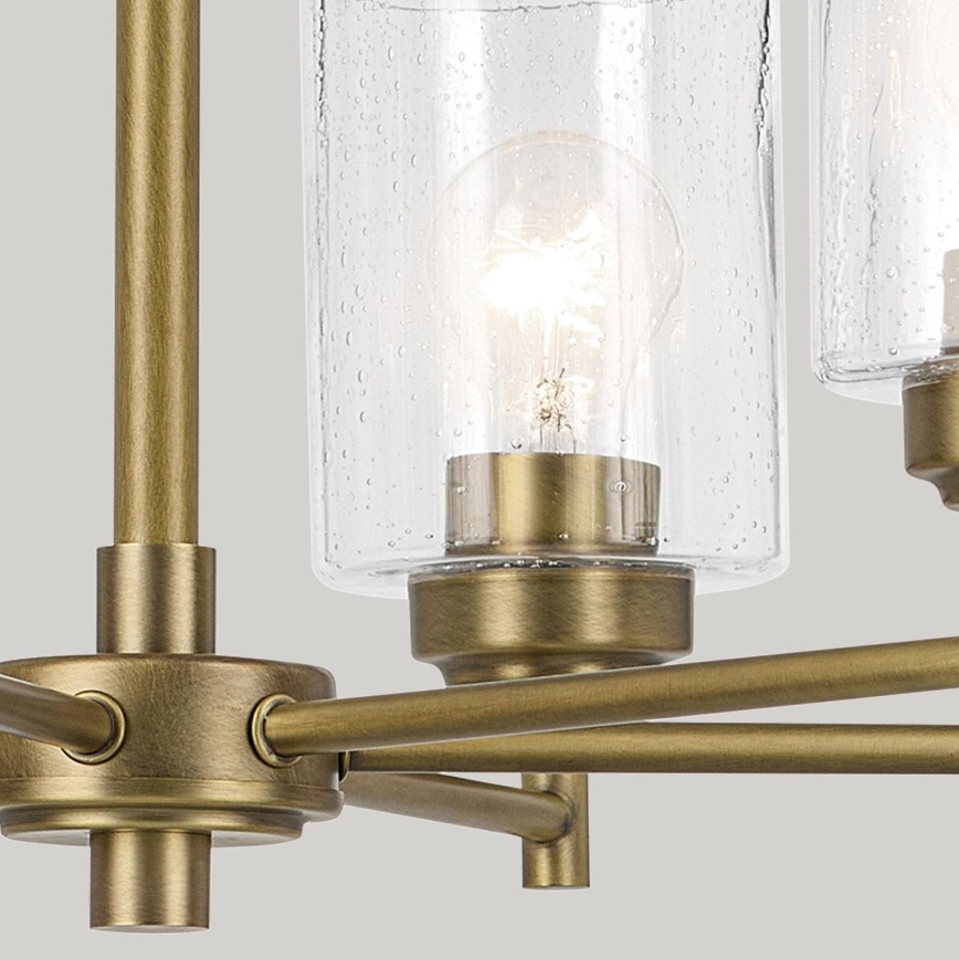 Kichler - Chandelier on a chain WINSLOW 6xE27/60W/230V d. 66 cm brass