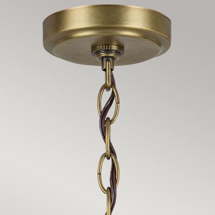 Kichler - Chandelier on a chain WINSLOW 6xE27/60W/230V d. 66 cm brass