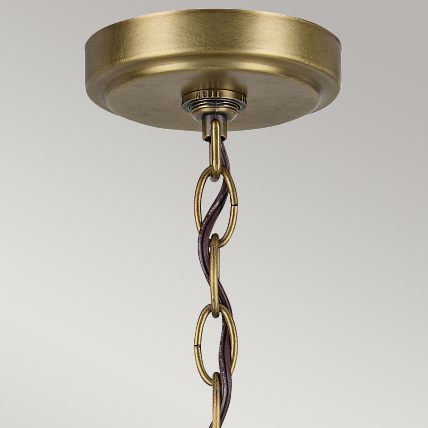 Kichler - Chandelier on a chain WINSLOW 6xE27/60W/230V d. 66 cm brass