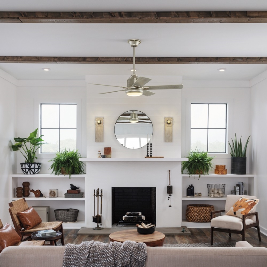 Kichler - LED Dimmable ceiling fan COLERNE LED/10W/230V + remote control