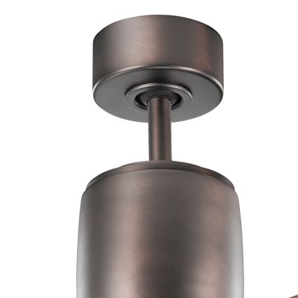 Kichler - Ceiling fan FERRON brown + remote control