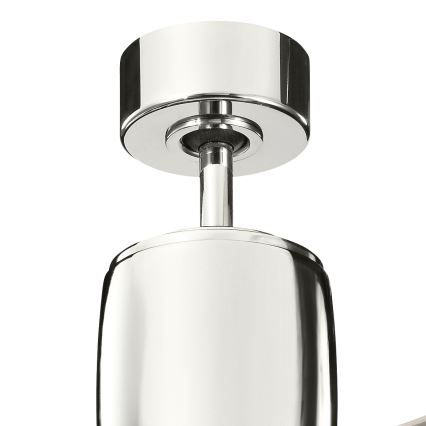 Kichler - Ceiling fan FERRON shiny chrome + remote control