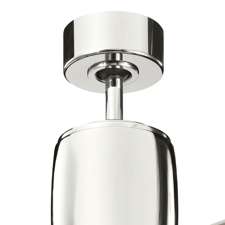 Kichler - Ceiling fan FERRON shiny chrome + remote control
