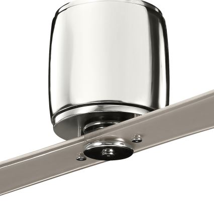 Kichler - Ceiling fan FERRON shiny chrome + remote control