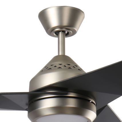 Kichler - LED Dimmable ceiling fan JADE LED/18W/230V black + remote control
