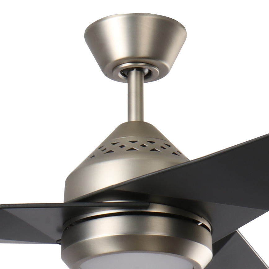 Kichler - LED Dimmable ceiling fan JADE LED/18W/230V black + remote control
