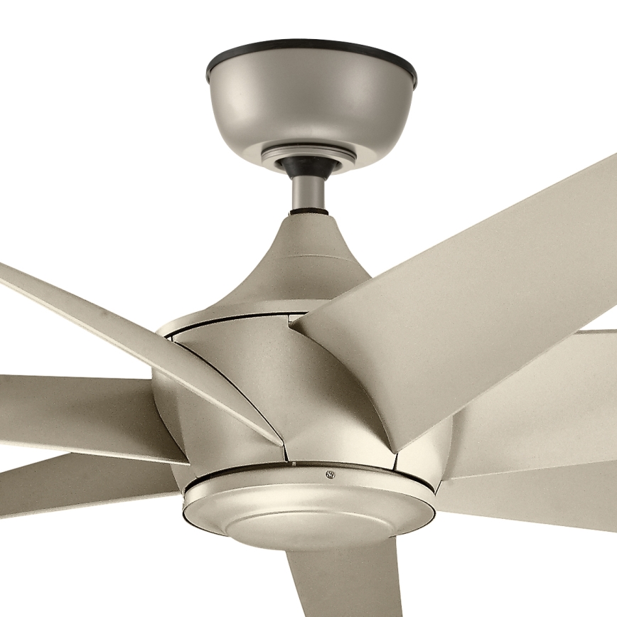 Kichler - Ceiling fan LEHR IP44 + remote control