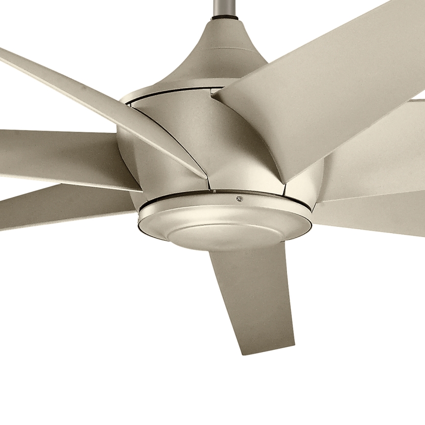 Kichler - Ceiling fan LEHR IP44 + remote control