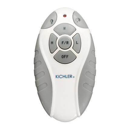 Kichler - LED Dimmable ceiling fan TERNA LED/10W/230V matte chrome/white + remote control