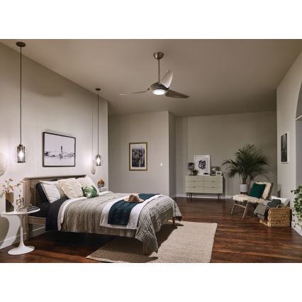 Kichler - LED Dimmable ceiling fan VOYA LED/14W/230V + remote control