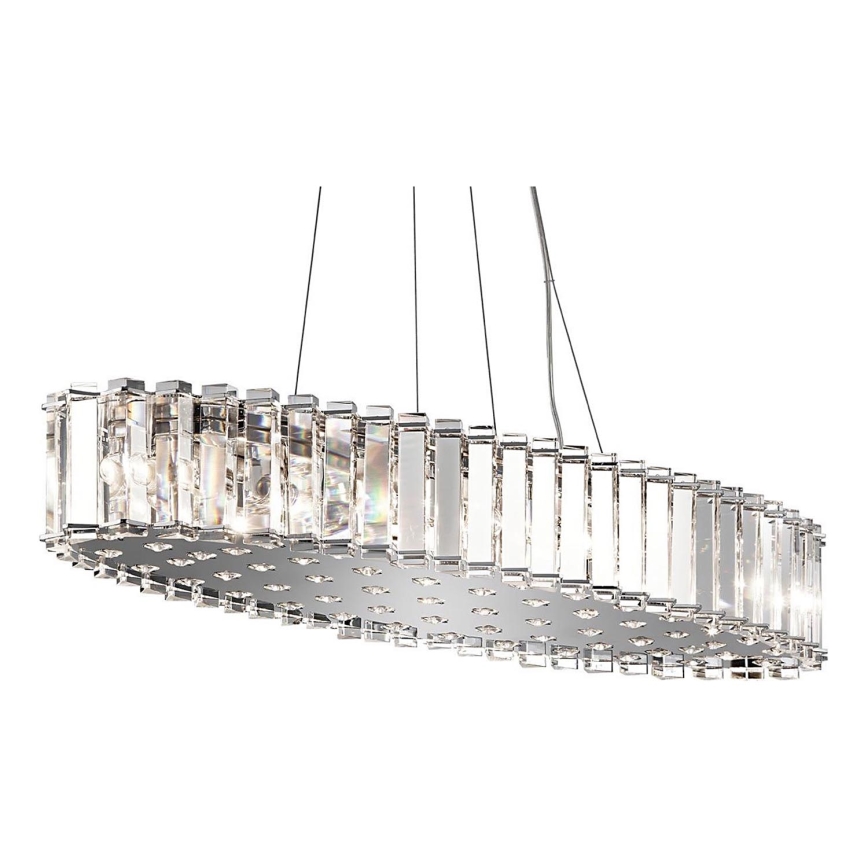 Kichler - LED Bathroom chandelier on a string CRYSTAL SKYE 12xG9/3W/230V IP44