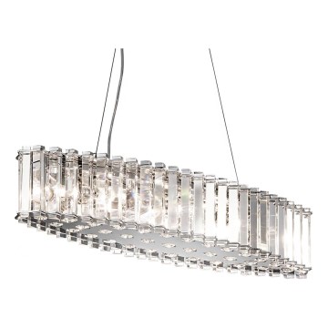 Kichler - LED Bathroom chandelier on a string CRYSTAL SKYE 8xG9/3W/230V IP44