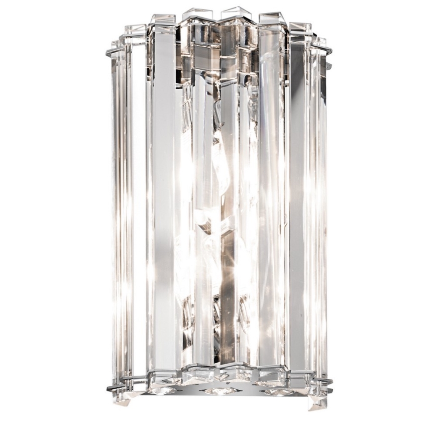 Kichler - LED Bathroom wall light CRYSTAL SKYE 2xG9/3W/230V IP44
