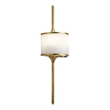 Kichler - LED Bathroom wall light MONA 2xG9/3,5W/230V IP44 brass