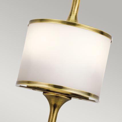 Kichler - LED Bathroom wall light MONA 2xG9/3,5W/230V IP44 brass