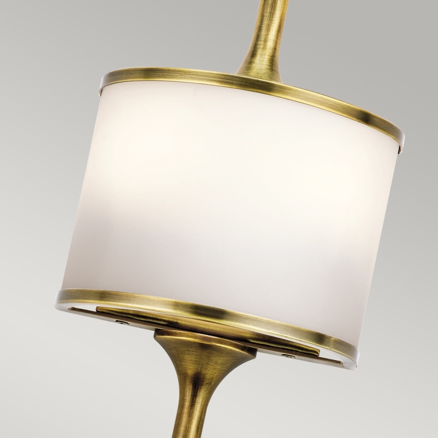 Kichler - LED Bathroom wall light MONA 2xG9/3,5W/230V IP44 brass