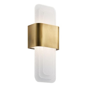 Kichler - LED Wall light SERENE LED/16W/230V brass