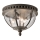 Kichler - Outdoor ceiling light HALLERON 3xE14/40W/230V IP44 anthracite