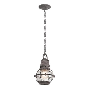 Kichler - Outdoor chandelier on a chain BRIDGE POINT 1xE27/60W/230V IP44