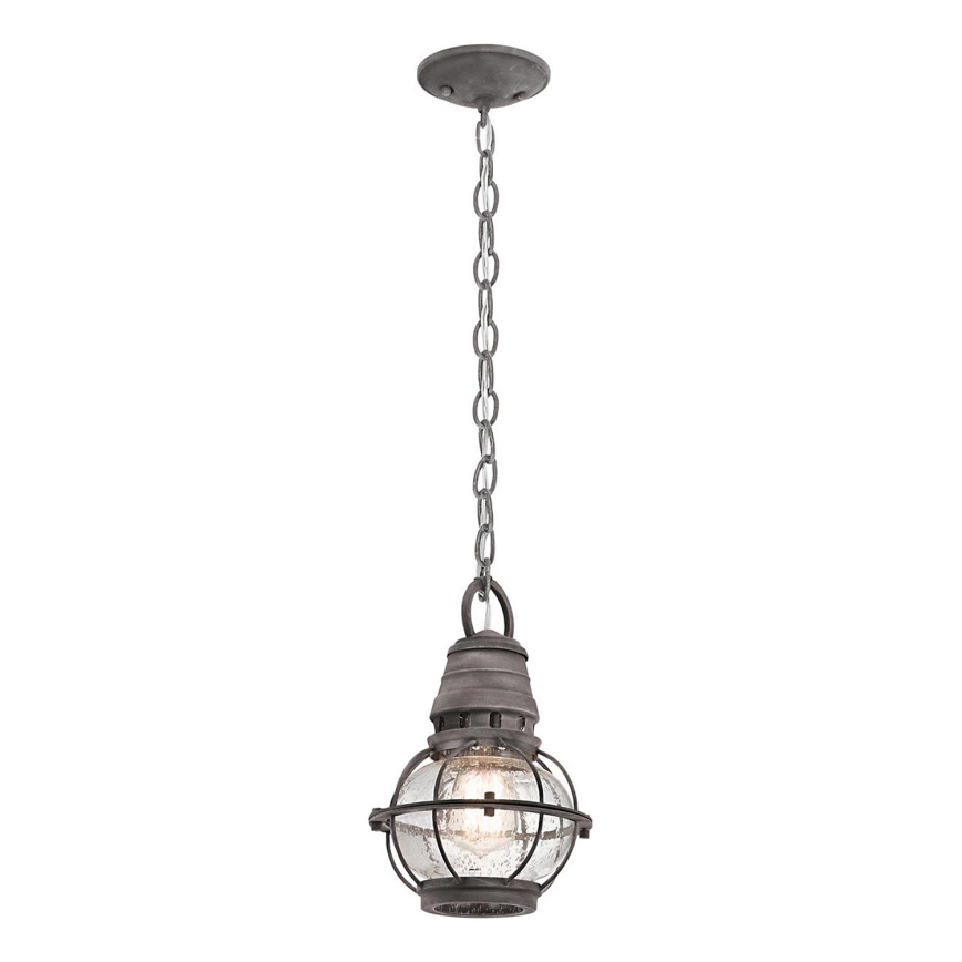 Kichler - Outdoor chandelier on a chain BRIDGE POINT 1xE27/60W/230V IP44