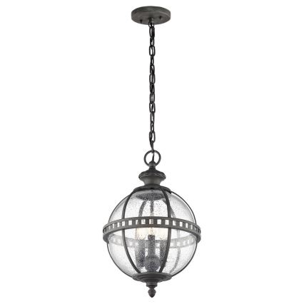 Kichler - Outdoor chandelier on a chain HALLERON 3xE14/60W/230V IP44