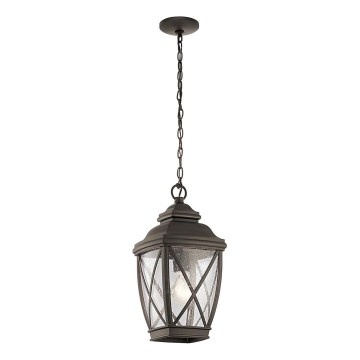 Kichler - Outdoor chandelier on a chain TANGIER 1xE27/60W/230V IP44