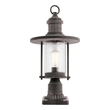 Kichler - Outdoor lamp RIVERWOOD 1xE27/60W/230V IP44 black
