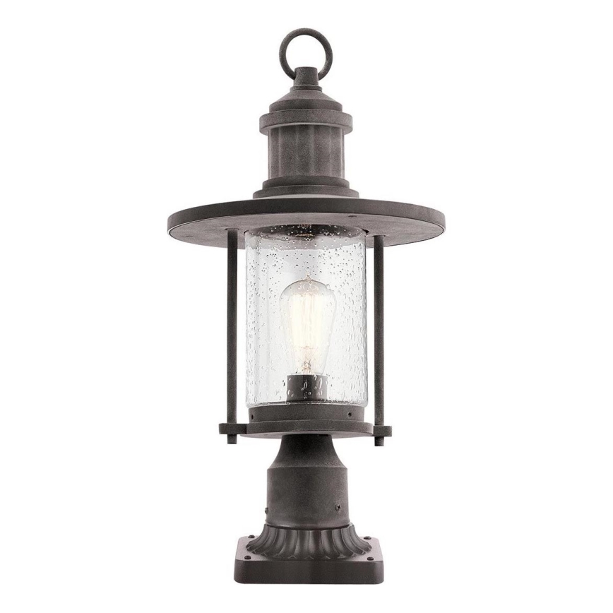 Kichler - Outdoor lamp RIVERWOOD 1xE27/60W/230V IP44 black
