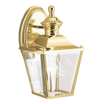 Kichler - Outdoor wall light BAY SHORE 1xE27/60W/230V IP44 gold
