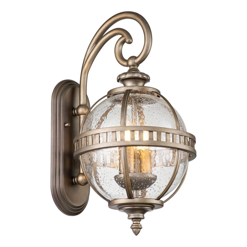 Kichler - Outdoor wall light HALLERON 2xE14/40W/230V IP44