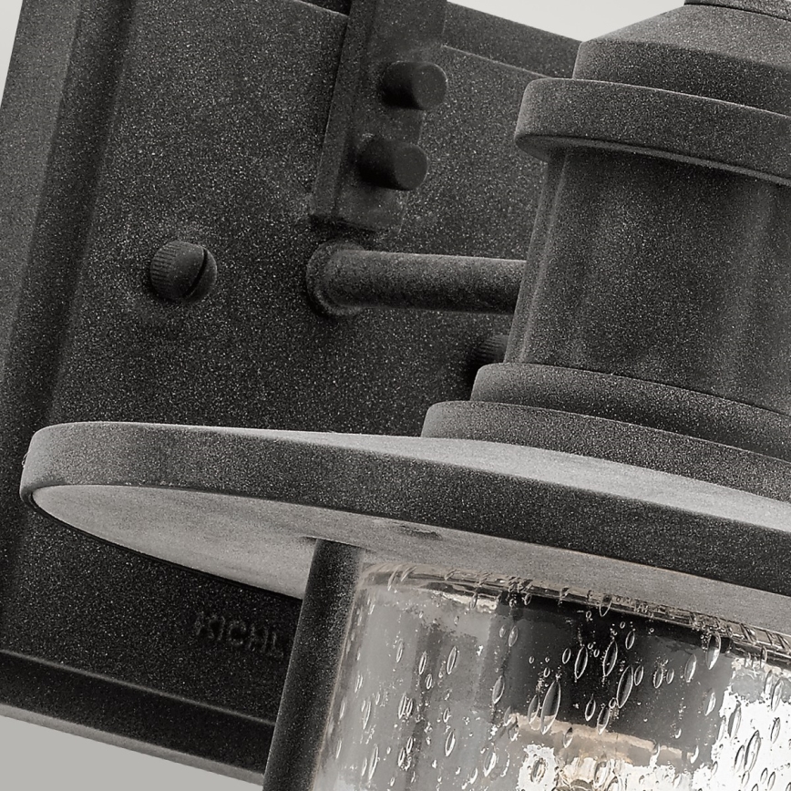 Kichler - Outdoor wall light RIVERWOOD 1xE27/100W/230V IP44 anthracite
