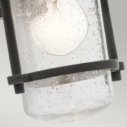 Kichler - Outdoor wall light RIVERWOOD 1xE27/60W/230V IP44 anthracite