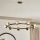 Kichler - PALTA cable-suspended chandelier 9xE14/40W/230V, gold finish