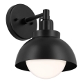 Kichler - Wall lamp NIVA 1xE27/40W/230V black