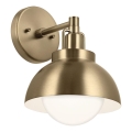 Kichler - Wall lamp NIVA 1xE27/40W/230V brass