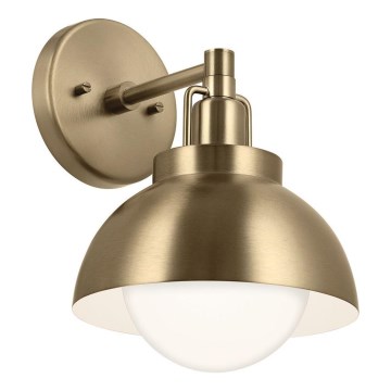 Kichler - Wall lamp NIVA 1xE27/40W/230V brass