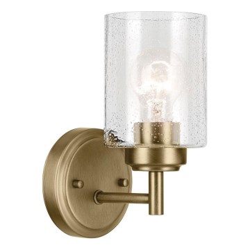 Kichler - Wall lamp WINSLOW 1xE27/60W/230V brass