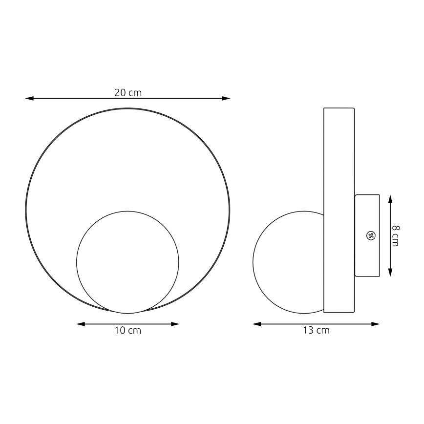 KIDO Wall Light 1xG9/8W/230V, Gray