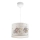 Kids' ceiling light CANDY 1xE27/40W/230V white/beige