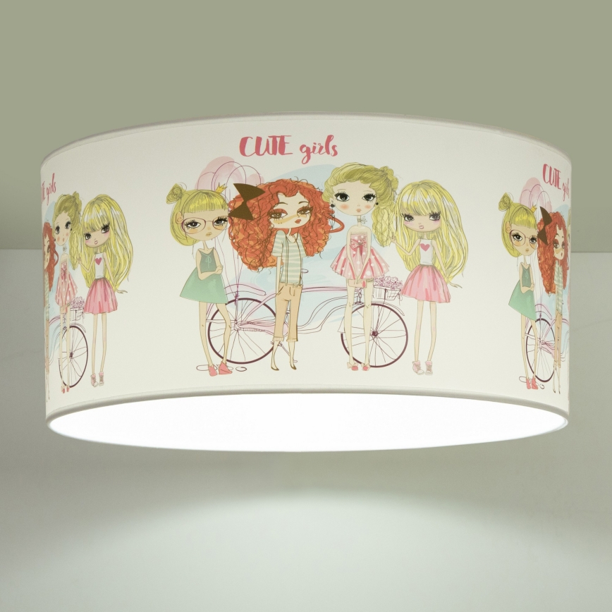 Kids' ceiling light GIRLS VIBES 1xE27/60W/230V Ø 40 cm for girls