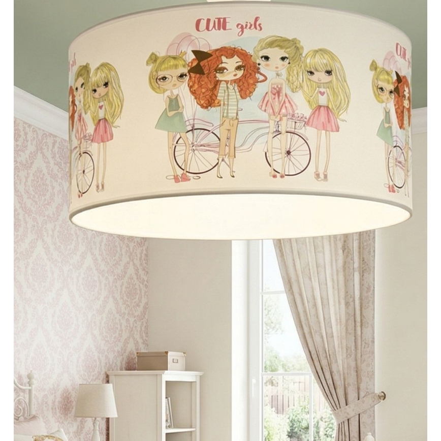 Kids' ceiling light GIRLS VIBES 1xE27/60W/230V Ø 40 cm for girls