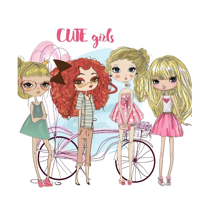 Kids' ceiling light GIRLS VIBES 1xE27/60W/230V Ø 40 cm for girls