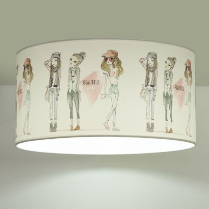 Kids' ceiling light GIRLS VIBES 1xE27/60W/230V Ø 40 cm for girls