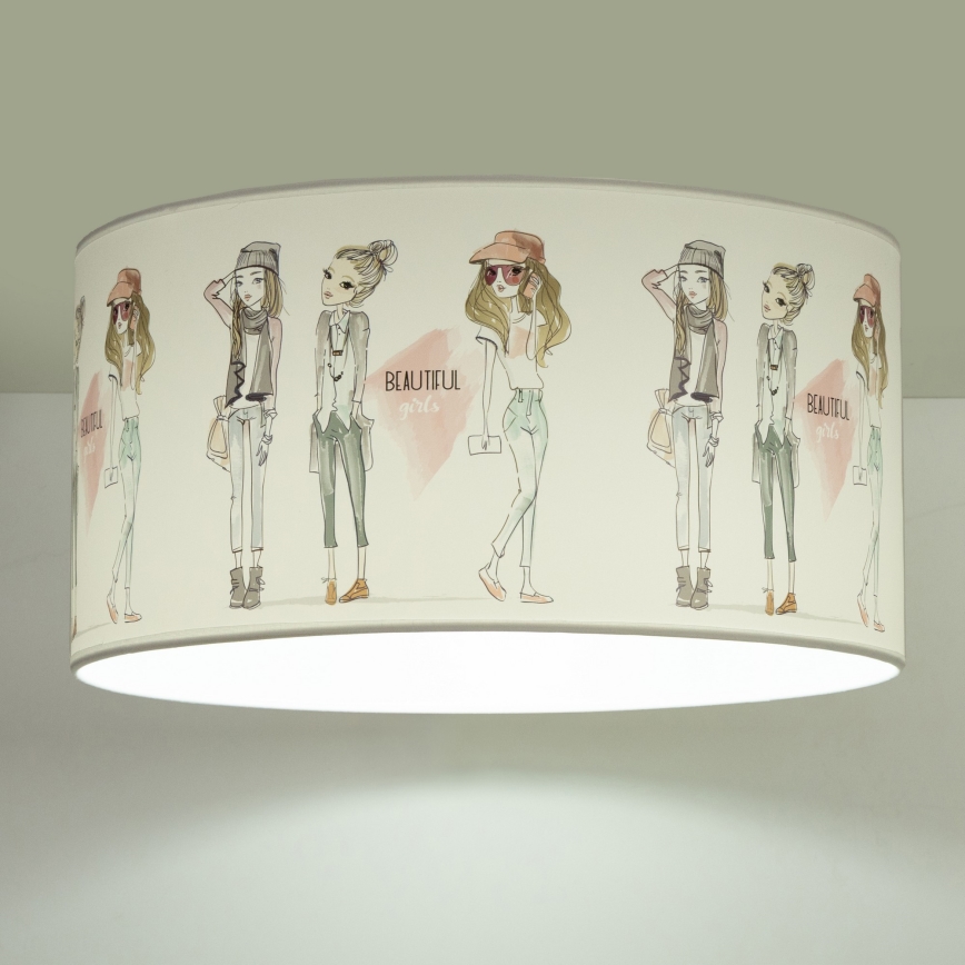 Kids' ceiling light GIRLS VIBES 1xE27/60W/230V Ø 40 cm for girls